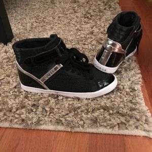 Guess Black Silver Sneakers